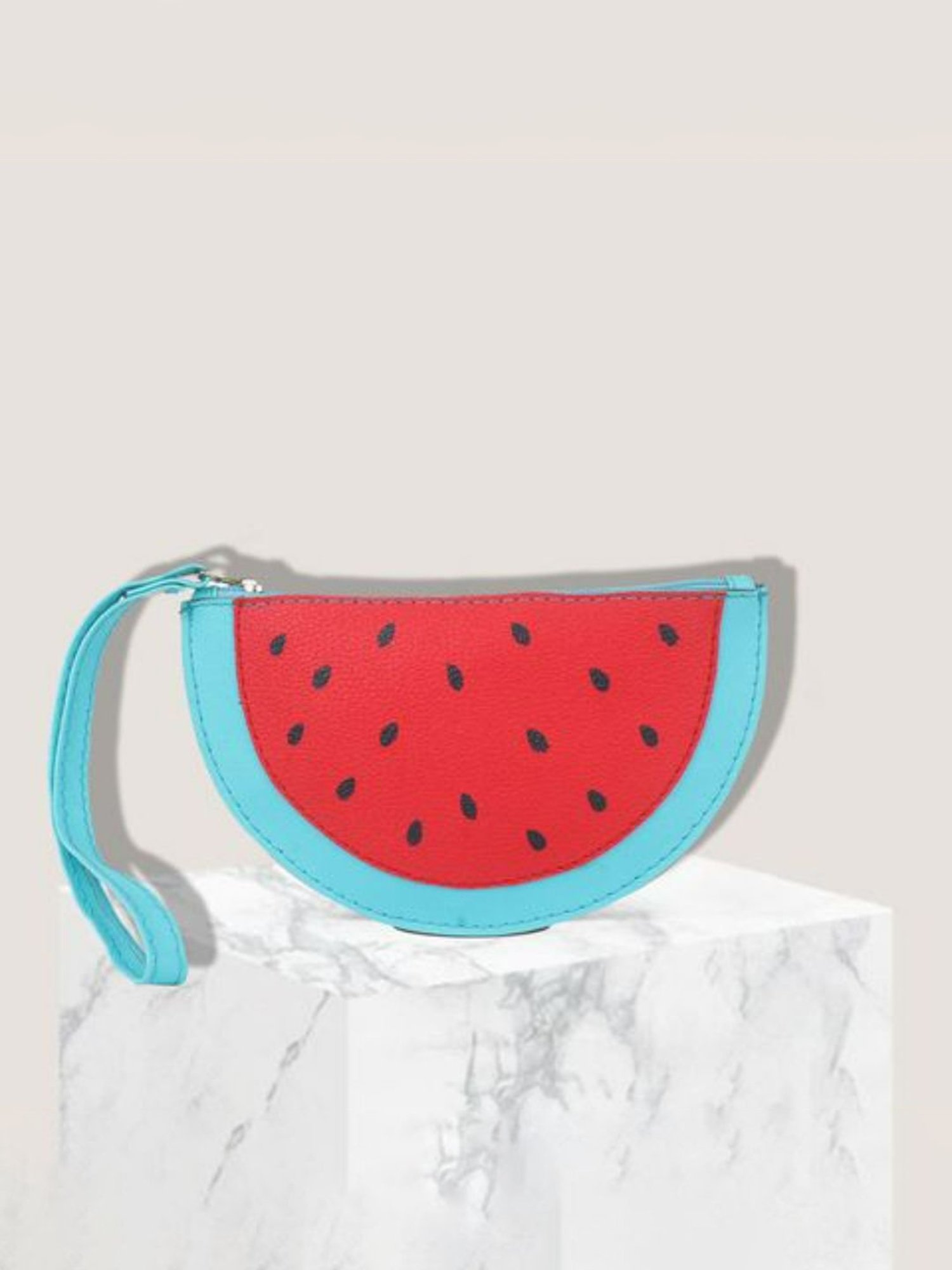 Yelloe Red Small Wristlet Pouch for Women