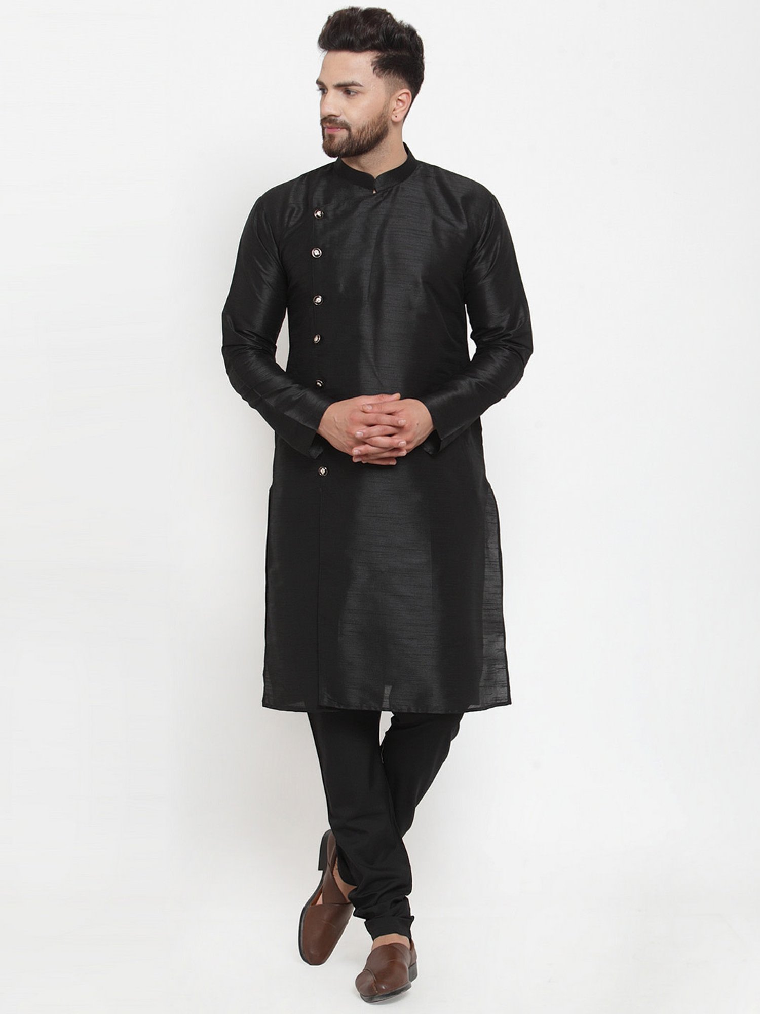 Jompers Black Fitted Churidars