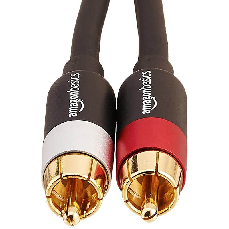 2Male to 2Male RCA Audio Cable 15Feet 10Pack
