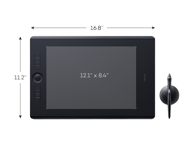 Wacom Intuos Pro Digital Graphic Drawing Tablet for Mac or PC, Medium (PTH660)