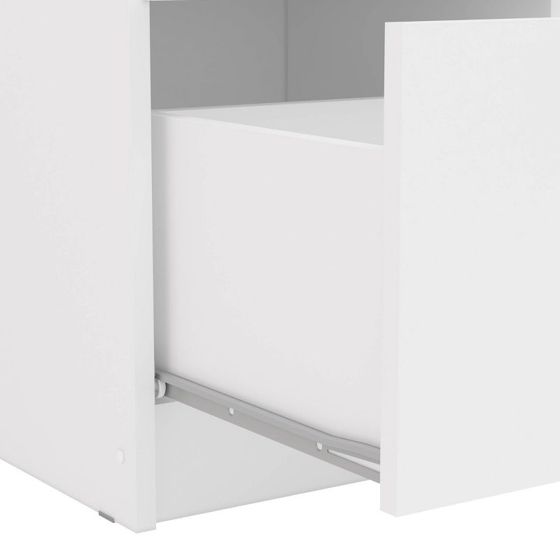 Hollywood Vanity w/Mirror - White - Chique