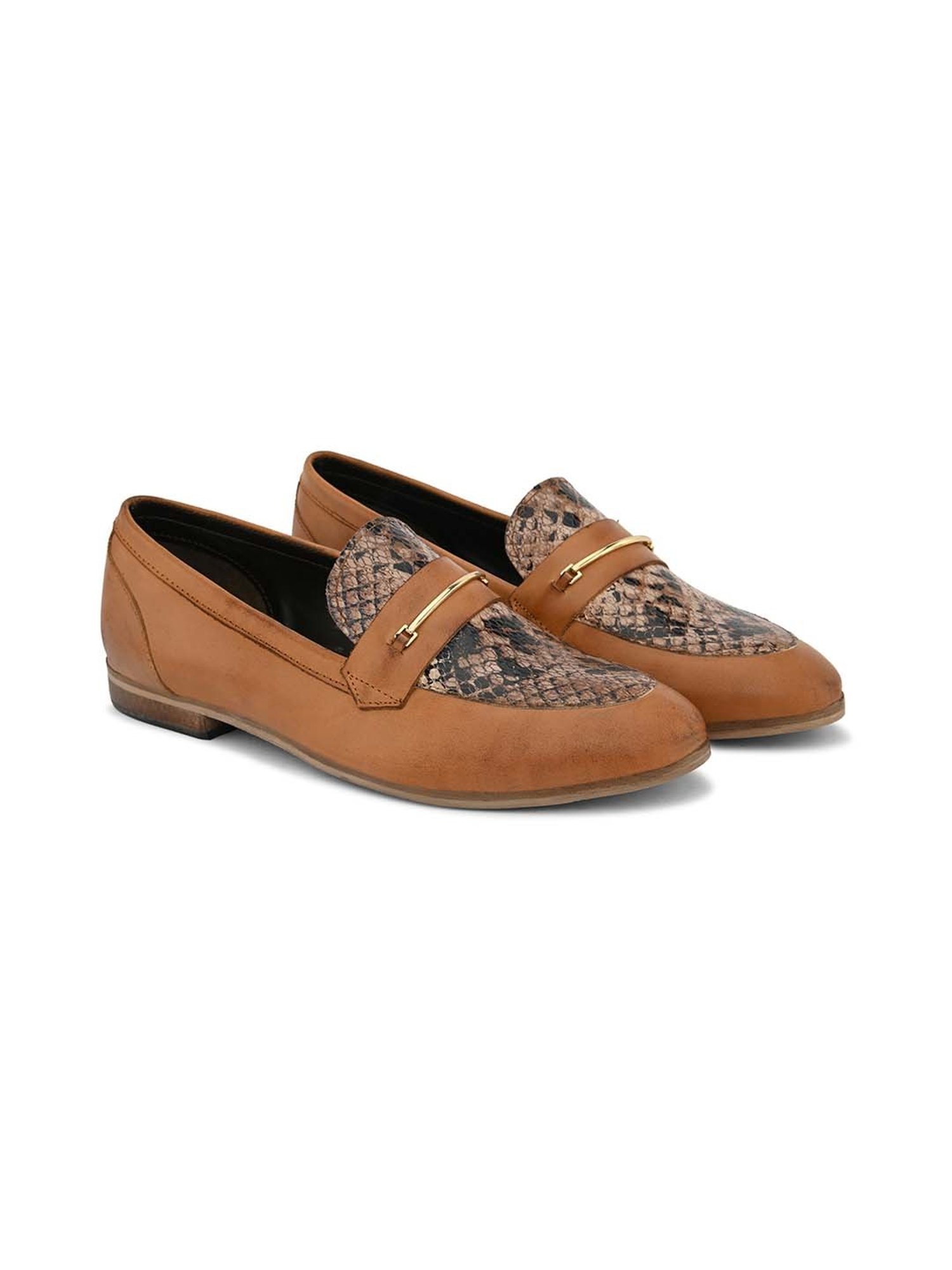 Carlo Romano Women's Brown Casual Loafers