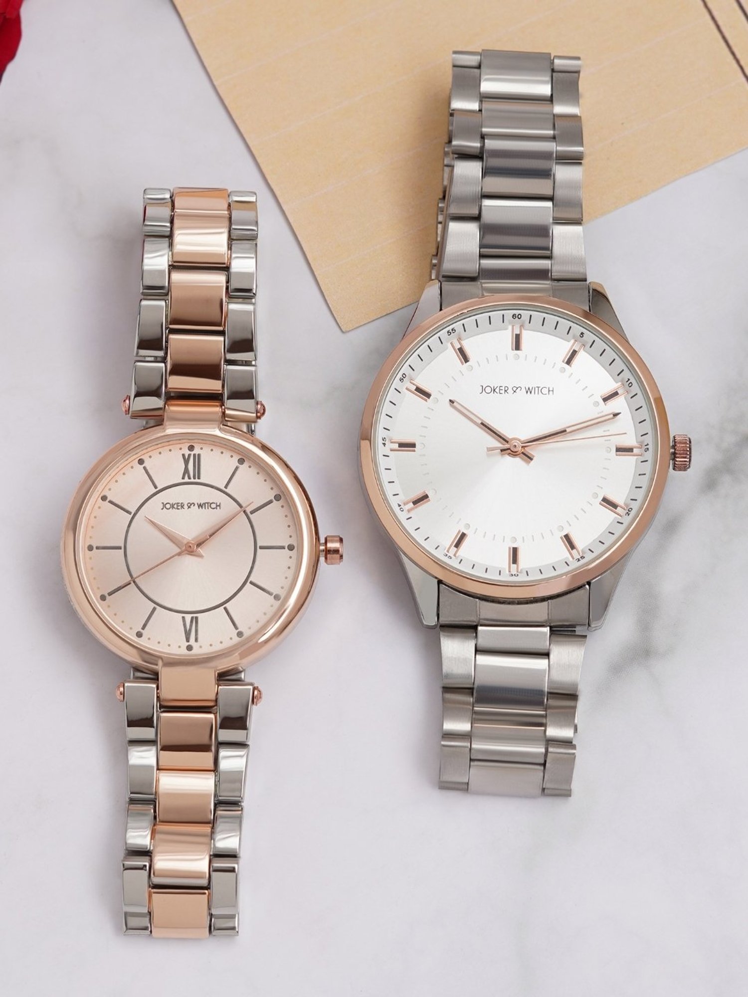 Joker & WItch JWCW224 Analog Couple Watch