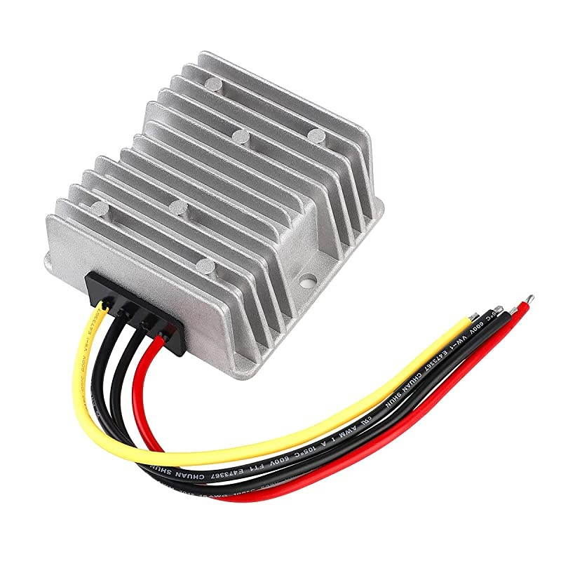 12V Step Up to 19V 5A Boost Converter 95W Voltage Regulator Power Converter Waterproof Module Transformer for Golf Cart Club Car