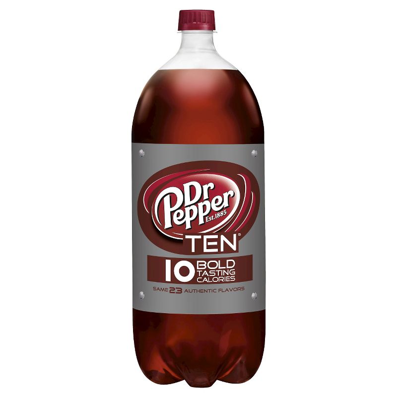 Dr Pepper TEN Soda - 2 L Bottle