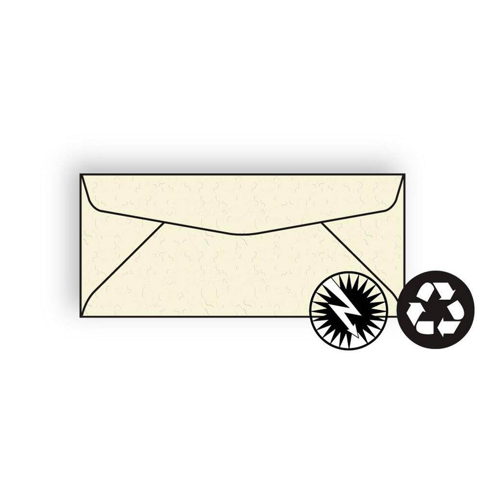 #10 Regular Business Envelopes, 4-1/8" x 9-1/2", 24#, Fiber-Added, Smooth Imaging Finish, Sycamore Bark (Box of 500)