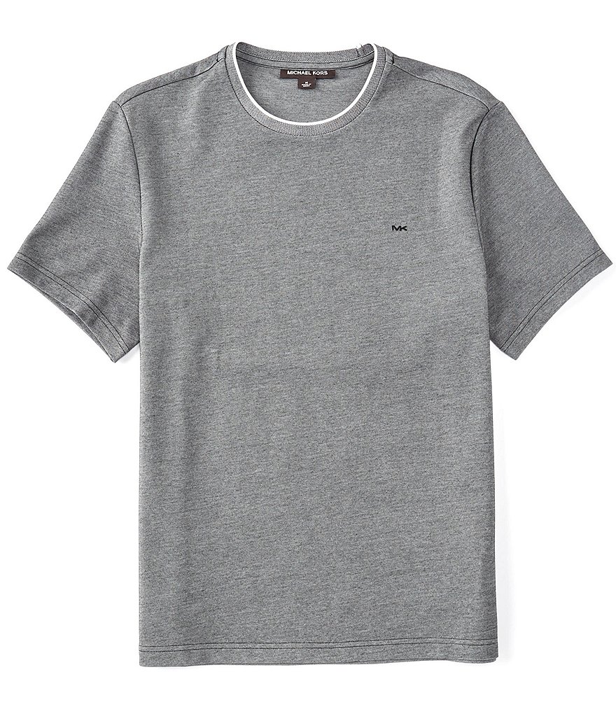 Michael Kors Birdseye Crewneck Short-Sleeve Tee