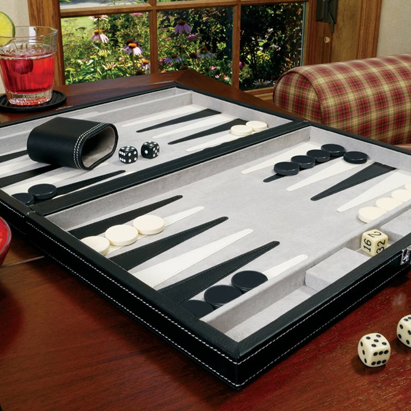 Mainstreet Classics Classic 15" Backgammon Set