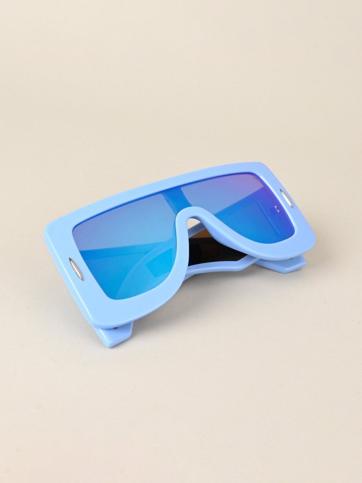 Voyage Sky Blue Wayfarer UV Protection Unisex Sunglasses