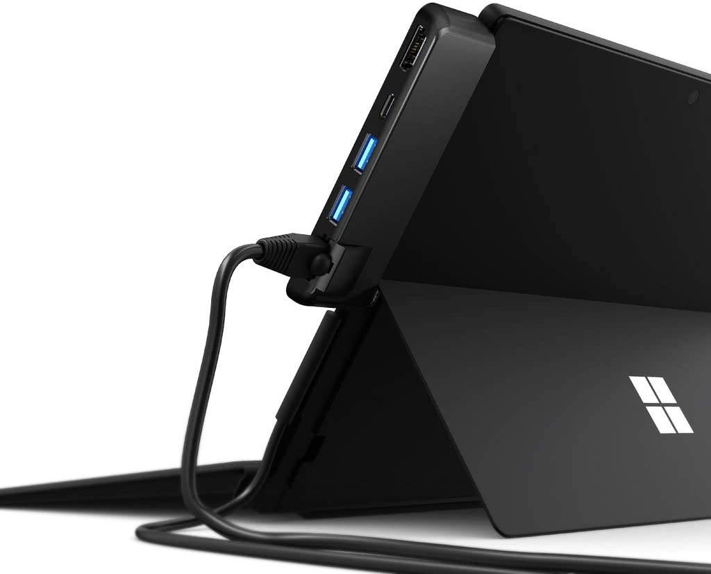 Juiced Systems ZipHUB PRO | Surface Pro 7 Multiport Adapter | USB-A 10 Gbps | Gigabit Ethernet | | USB-C Data (10Gbps) with Power Delivery (ZipHUB PRO)