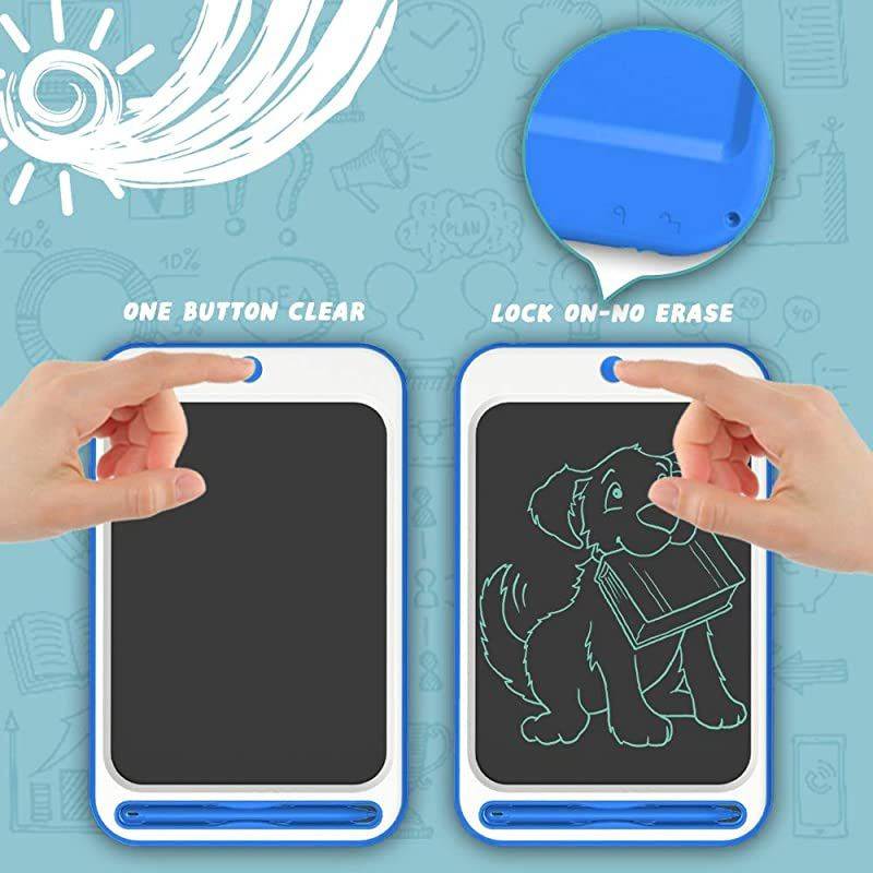 LCD Writing Tablet 10 Inch Digital Electronic Graphics Tablet Ewriter with Memory Lock Mini Board Handwriting Pad Suitable for Kids and Adults for Home SchoolOffice Update Dark Blue