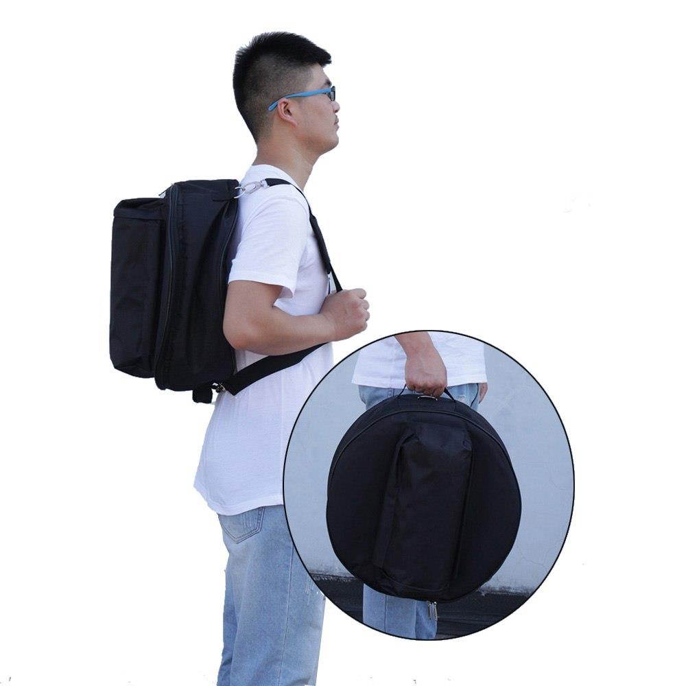 Durable 14 Inch Snare Drum Bag Backpack Case with Shoulder Strap Outside Pockets