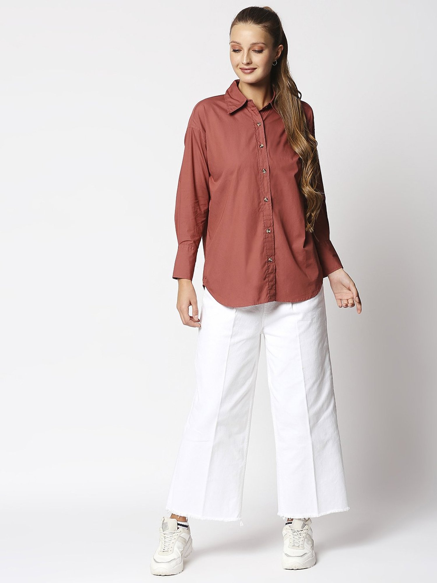 Remanika Red Pure Cotton Shirt
