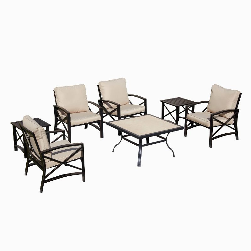 7pc Patio Conversation Set - Patio Festival