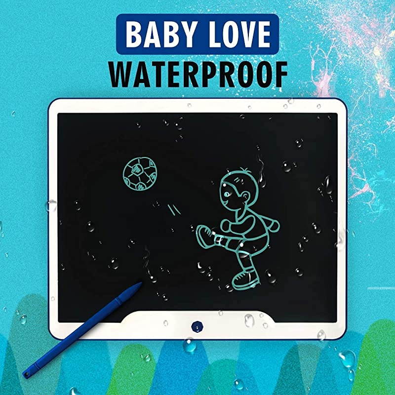 15 inch LCD Writing Tablet  Office Electronic Blackboard Digital Memo Notepad Handwriting Tablet Paperless MessageDrawing Board for SchoolHome Dark Blue