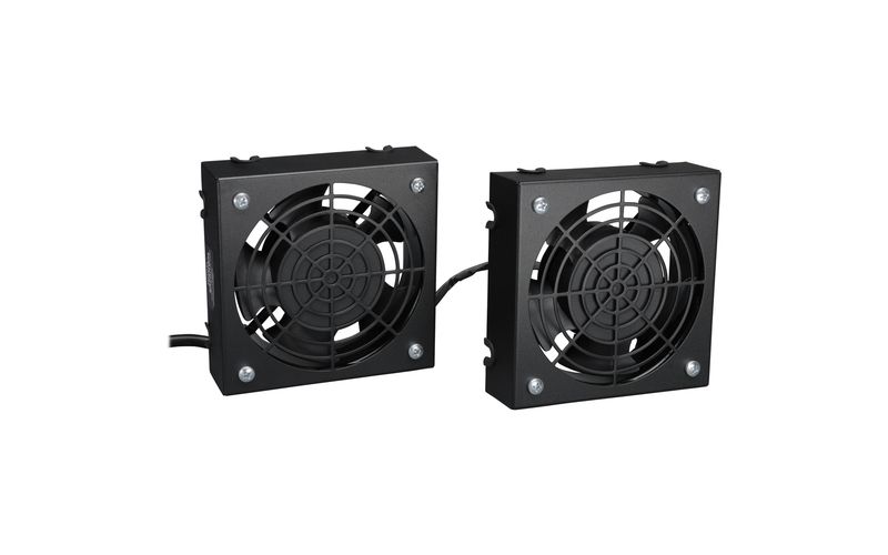 Tripp Lite Wallmount Rack Enclosure Cooling Roof Fan Kit 120V 5-15P - 2