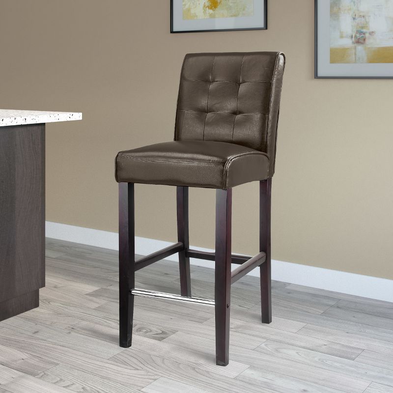 Counter And Barstools CorLiving Brown