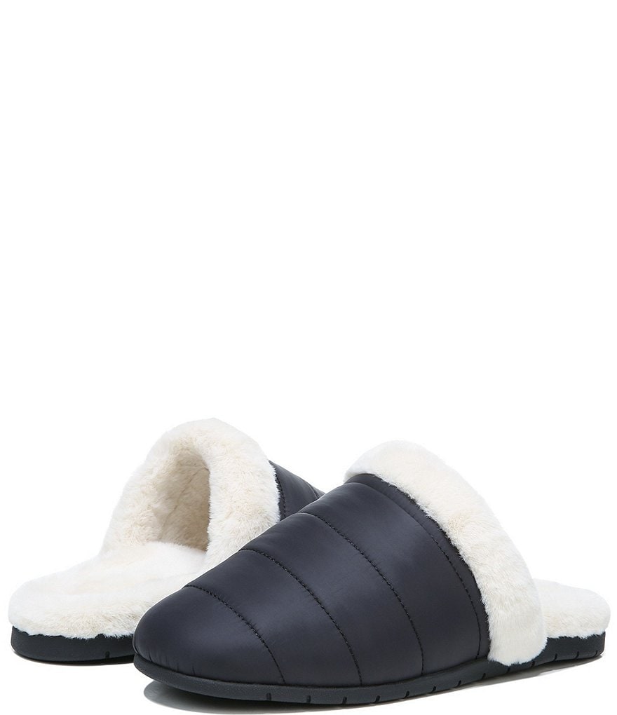 Vionic Josephine Faux Fur Lined Slide-On Slippers