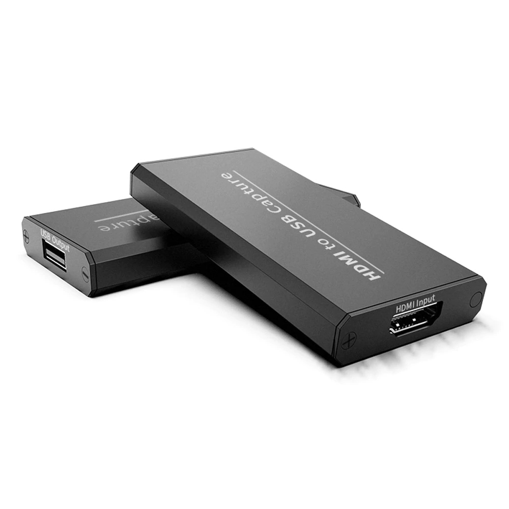 Video Capture Card USB 2.0 HDMI 4K 1080P Video Capture Device HDMI to USB Dongle Game Live Streaming Stream Broadcast for PC PS4