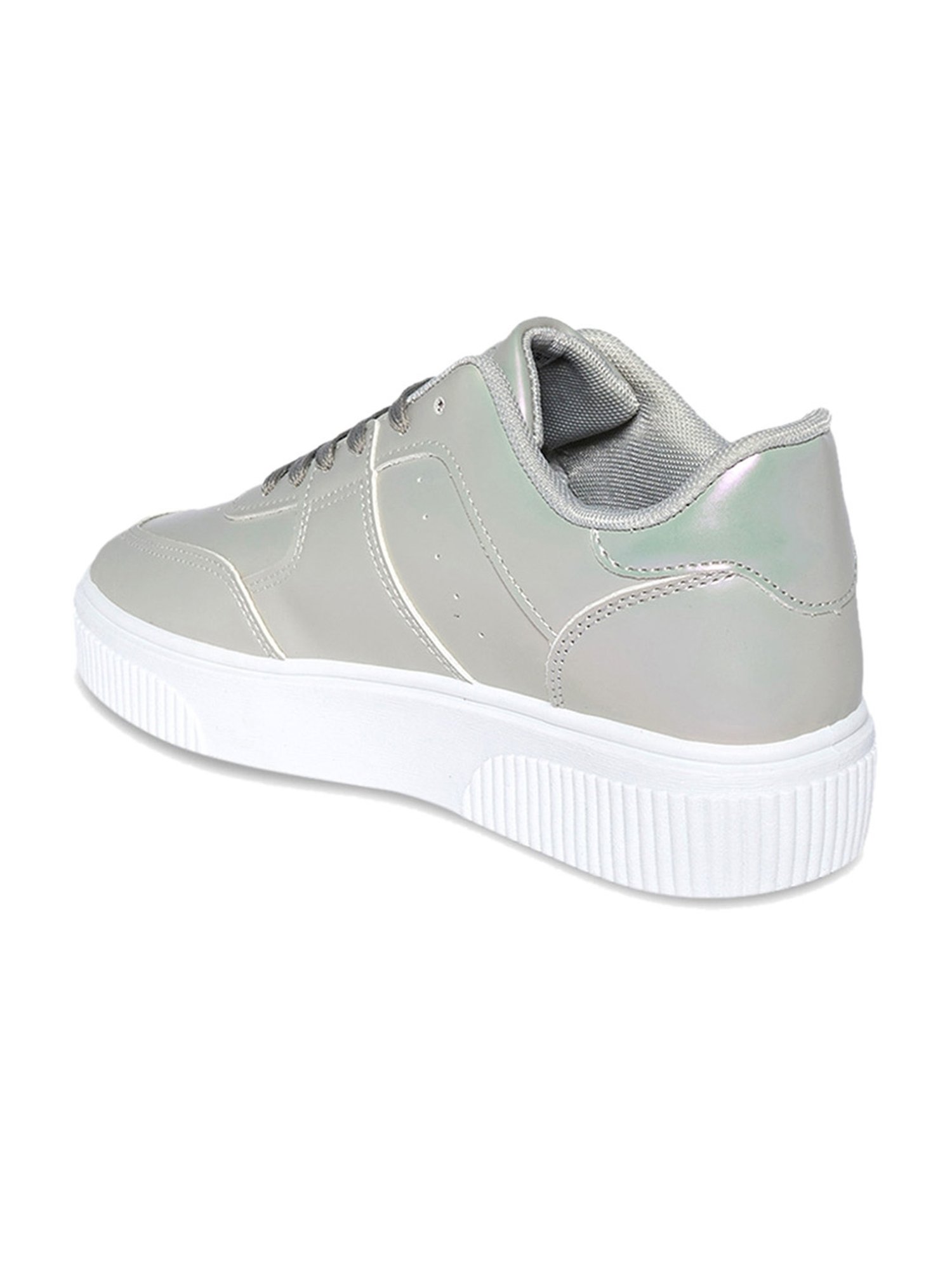 Forever Glam by Pantaloons Women's Silver Casual Sneakers