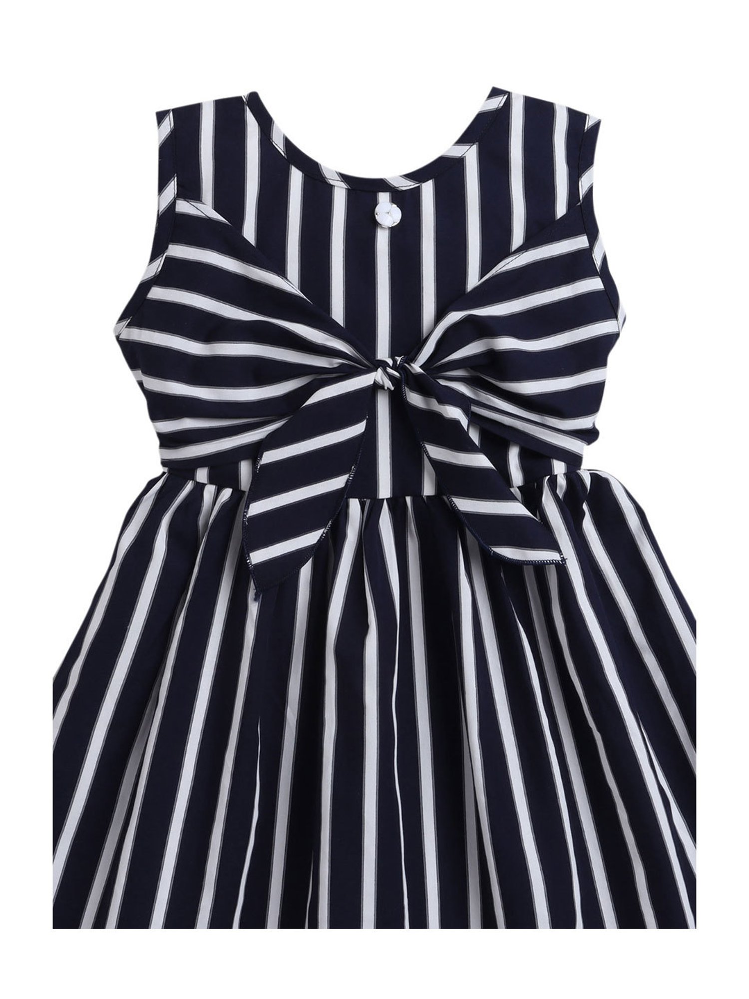 The Magic Wand Kids Navy Striped Dress