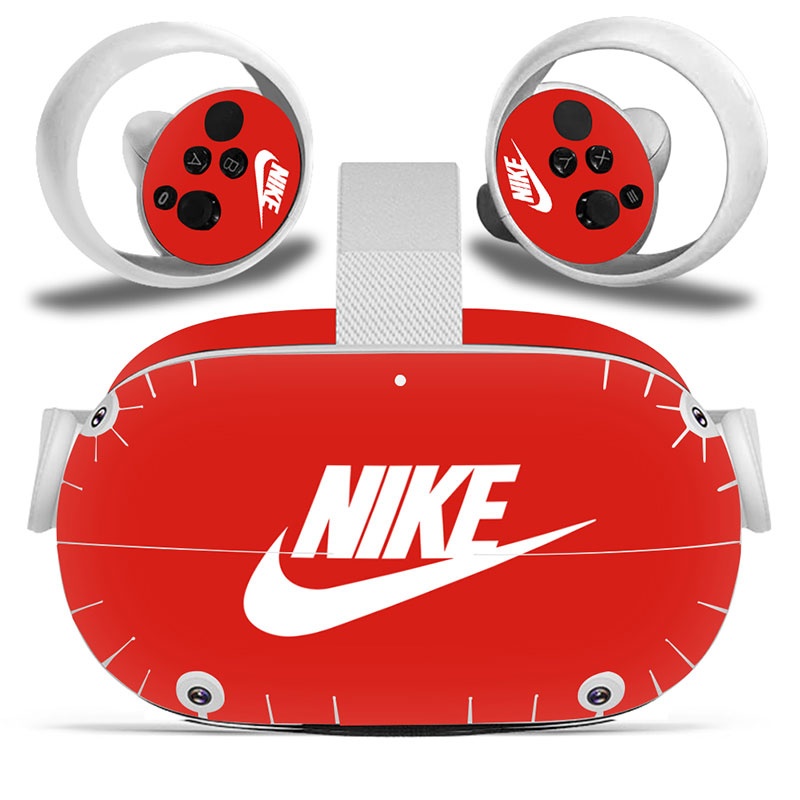 Amify Vinyl Skin Sticker for Oculus Quest 2 VR Headset Controller PVC Decals Cute Cartoon Wrap Cover for Oculus Quest 2 Accessories