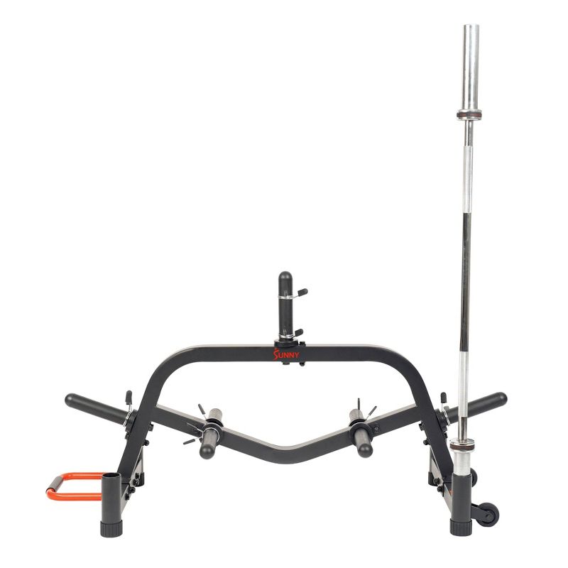 Sunny Health & Fitness Lat Pull Down Attachment Pulley System for Power Racks