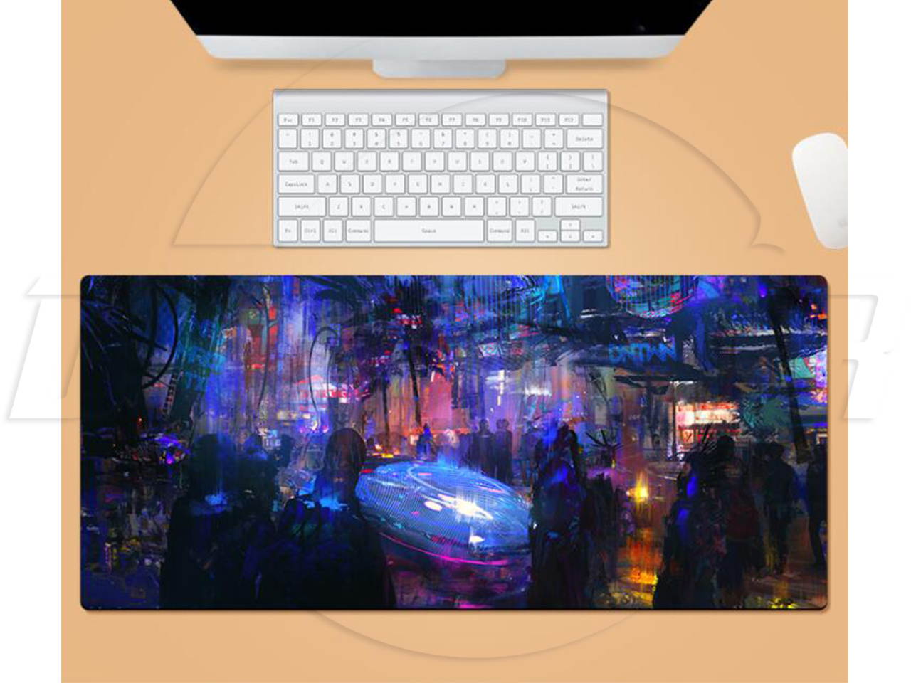 SA Cyberpunk 2077 Large soft Second element anime mouse pad game keyboard Non-slip Rubber sole Expand mouse pad(0.12&ldquo; x 31.80&rdquo; x 11.80&ldquo;) Suitable for PC/laptop/desktop computer desk Large mouse pad