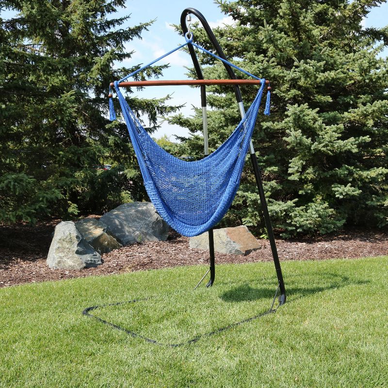 Web Spinner Swing 24" Diameter - Black - Sorbus
