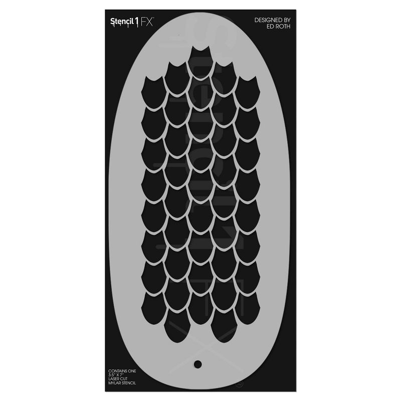 Dragon Scales Makeup Stencil Halloween Costume Makeup