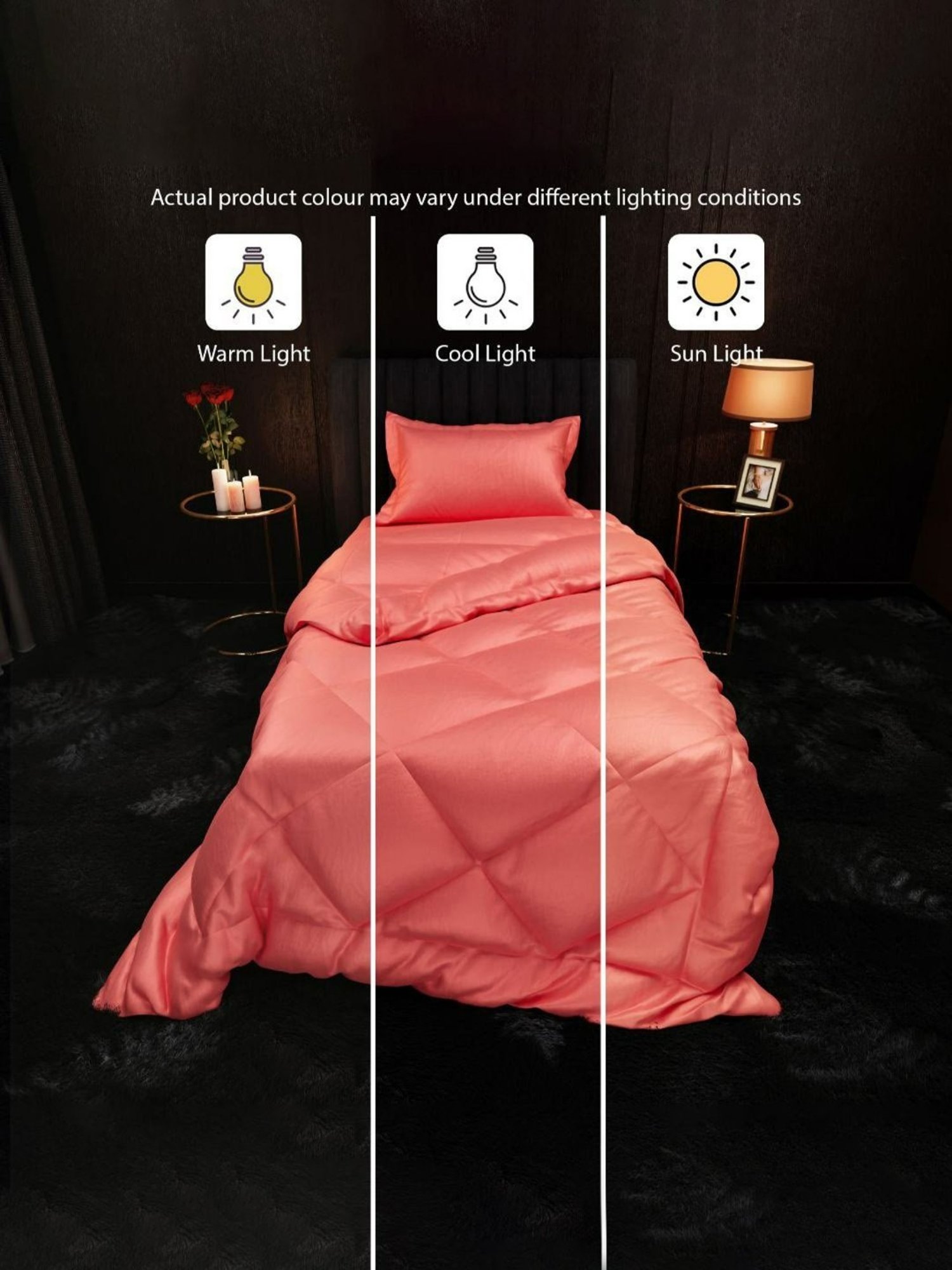 Stoa Paris Date Night Scarlet 150 GSM Polyester Single Comforter