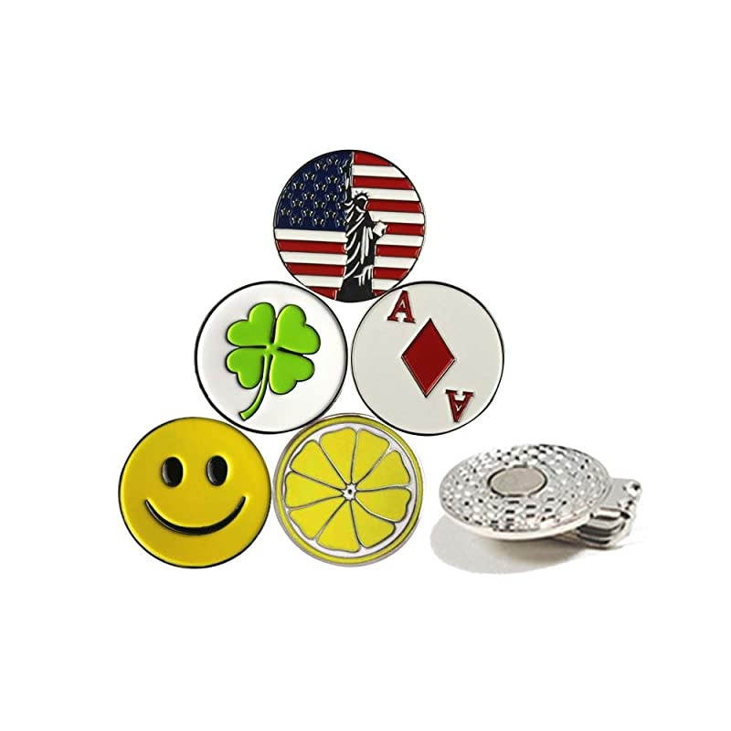 Voice 2 GPSRangefinder Bundle with 1 Dozen Volvik Balls 1 Belt Clip 5 Ball Markers and 1 Magnetic Hat Clip