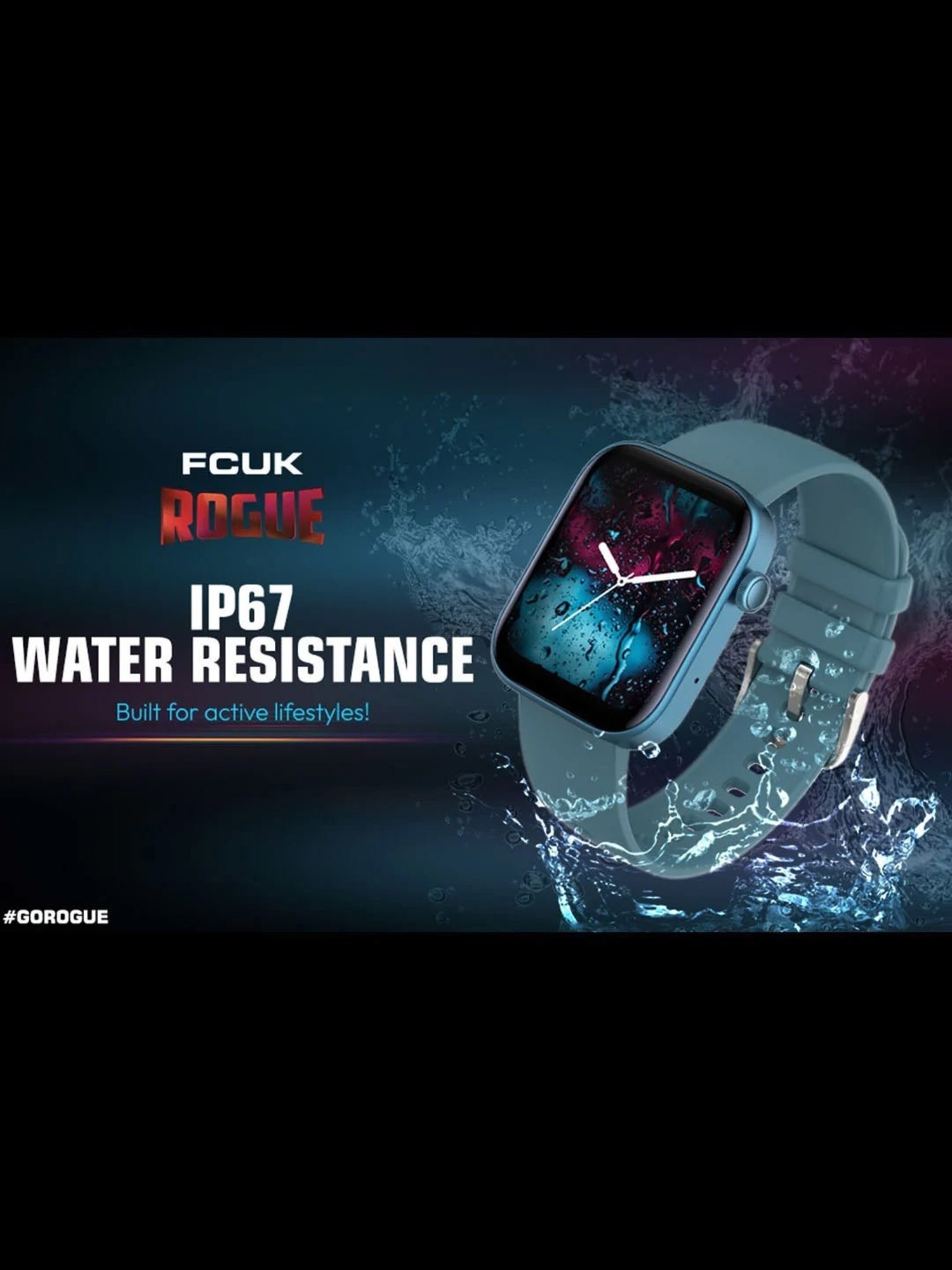 FCUK FCSW06-B ROGUE Unisex Smart watch
