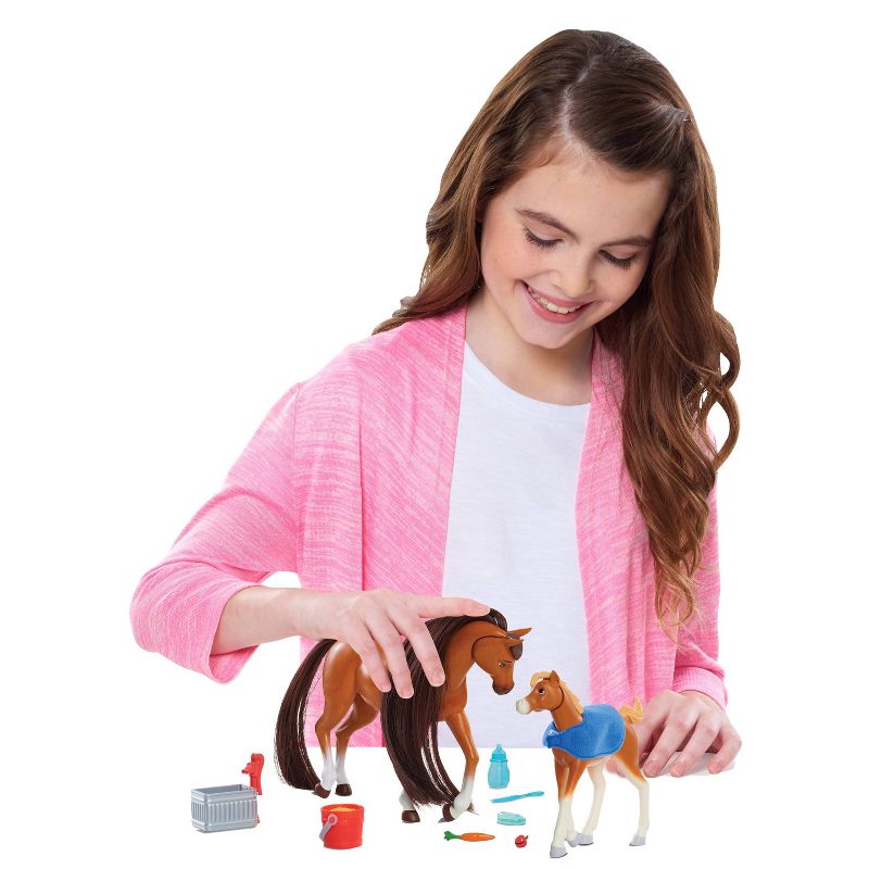 Spirit Riding Free Spirit 2 Horse Feed and Nuzzle