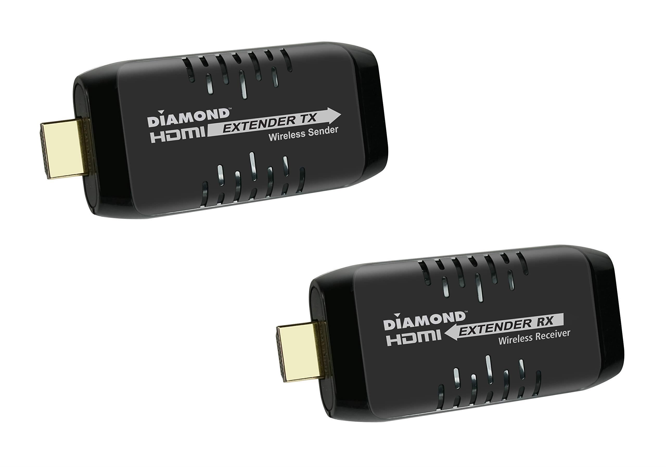Diamond Wireless HDMI USB Powered Extender Kit, TV Transmitter & Receiver for HD 1080p, Stream Video Content from: Laptops, PC, Cable Box, Satellite Box, Blu-ray, DVD, PS3, PS4, Xbox 360, Xbox One