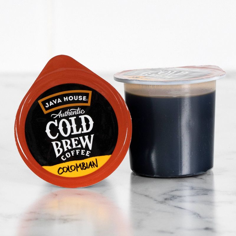 Java House Cold Brew Colombian Black Medium Roast Single Serve - 12ct