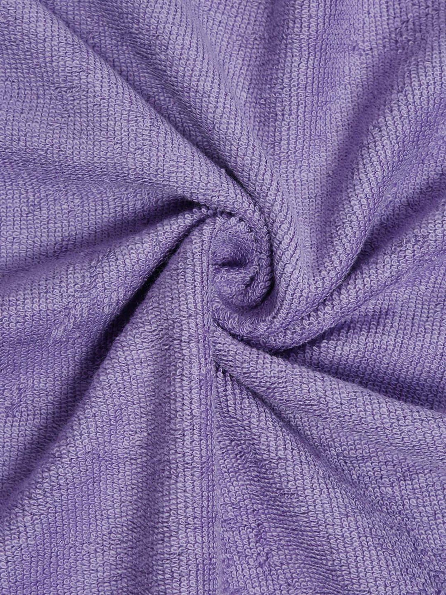 Creeva Purple Cotton 400 GSM Towel - Set of 2