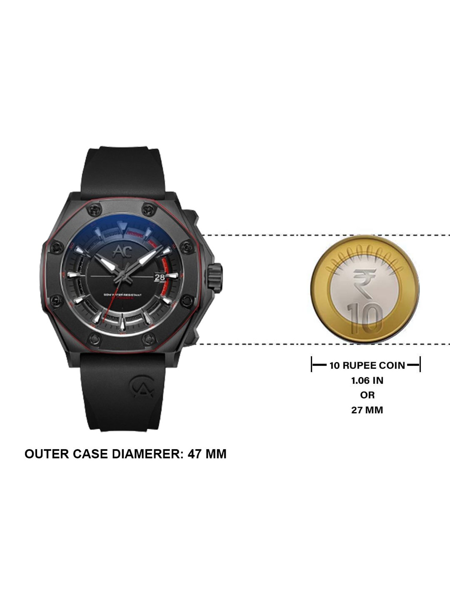 ALEXANDRE CHRISTIE 9601MAREPBARE Analog Automatic Watch for Men