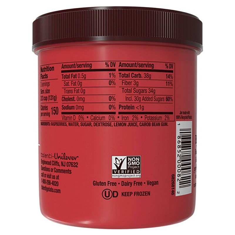 Talenti Dairy-Free Roman Raspberry Sorbetto - 16oz