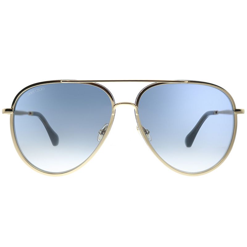 Jimmy Choo Triny/S LKS Womens Aviator Sunglasses Gold 59mm