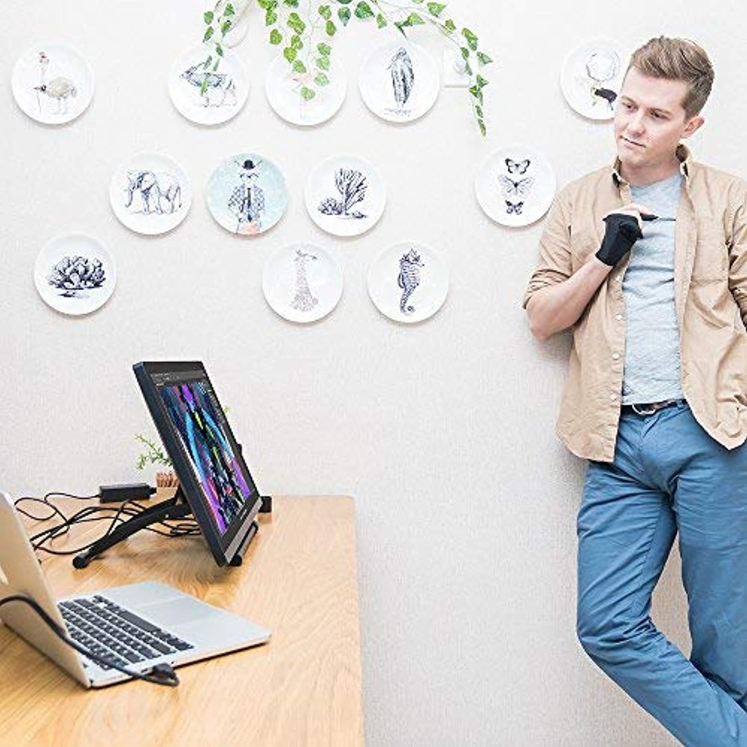 XP-PEN Artist22 Pro Drawing Pen Display 21.5 Inch Graphics Monitor 1920x1080 FHD Digital Drawing Monitor with Adjustable Stand and PN02S Stylus (8192 Pressure Sensitivity) (Artist22pro)