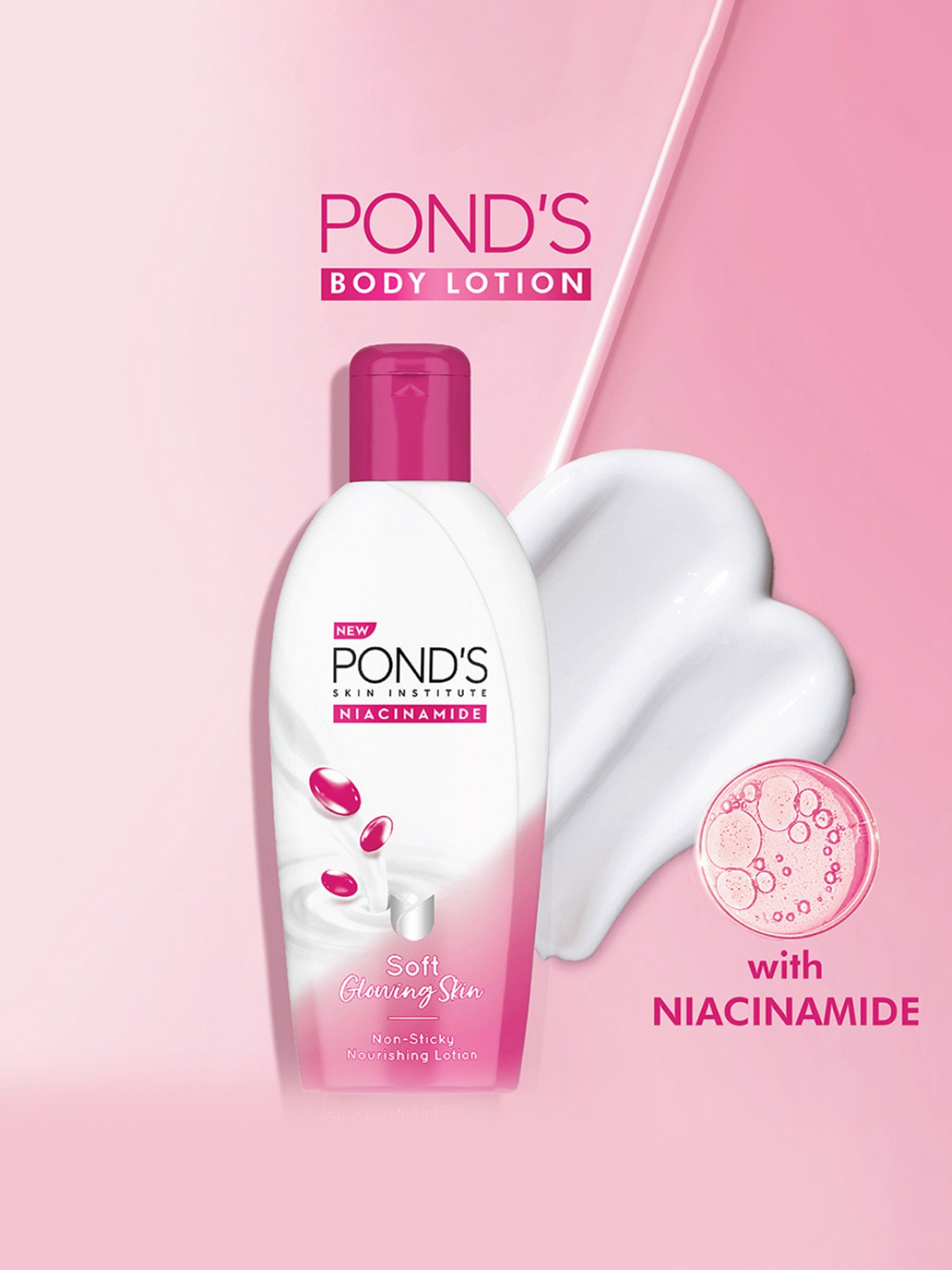 Pond's Niacinamide Non-Sticky Nourishing Lotion - 90 ml