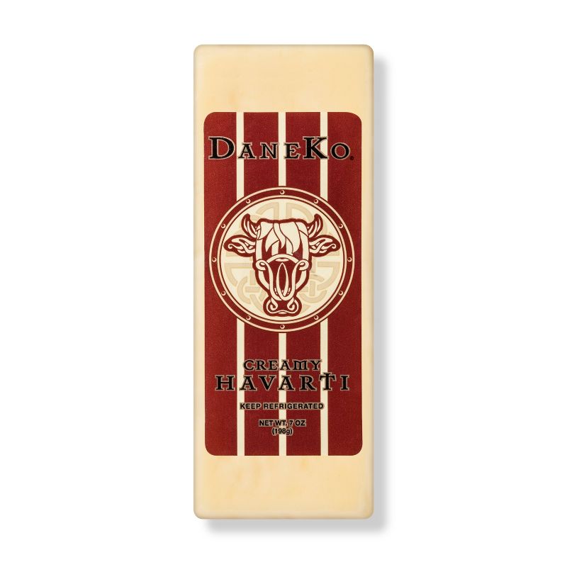 Dane Ko. Creamy Havarti Cheese Wedge - 7oz