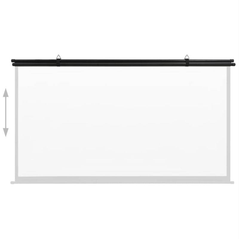 vidaXL Projection Screen 120" 16:9 Home Theater Screen Office Presentation