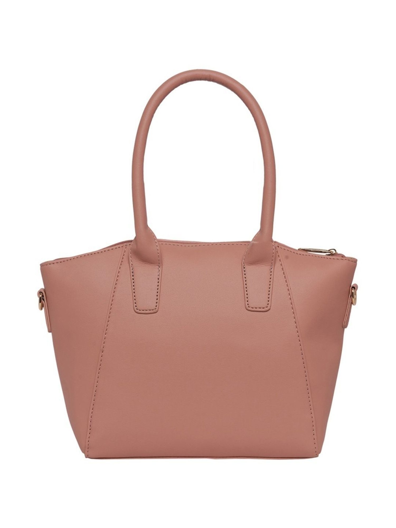Lavie Peach Textured Medium Handbag