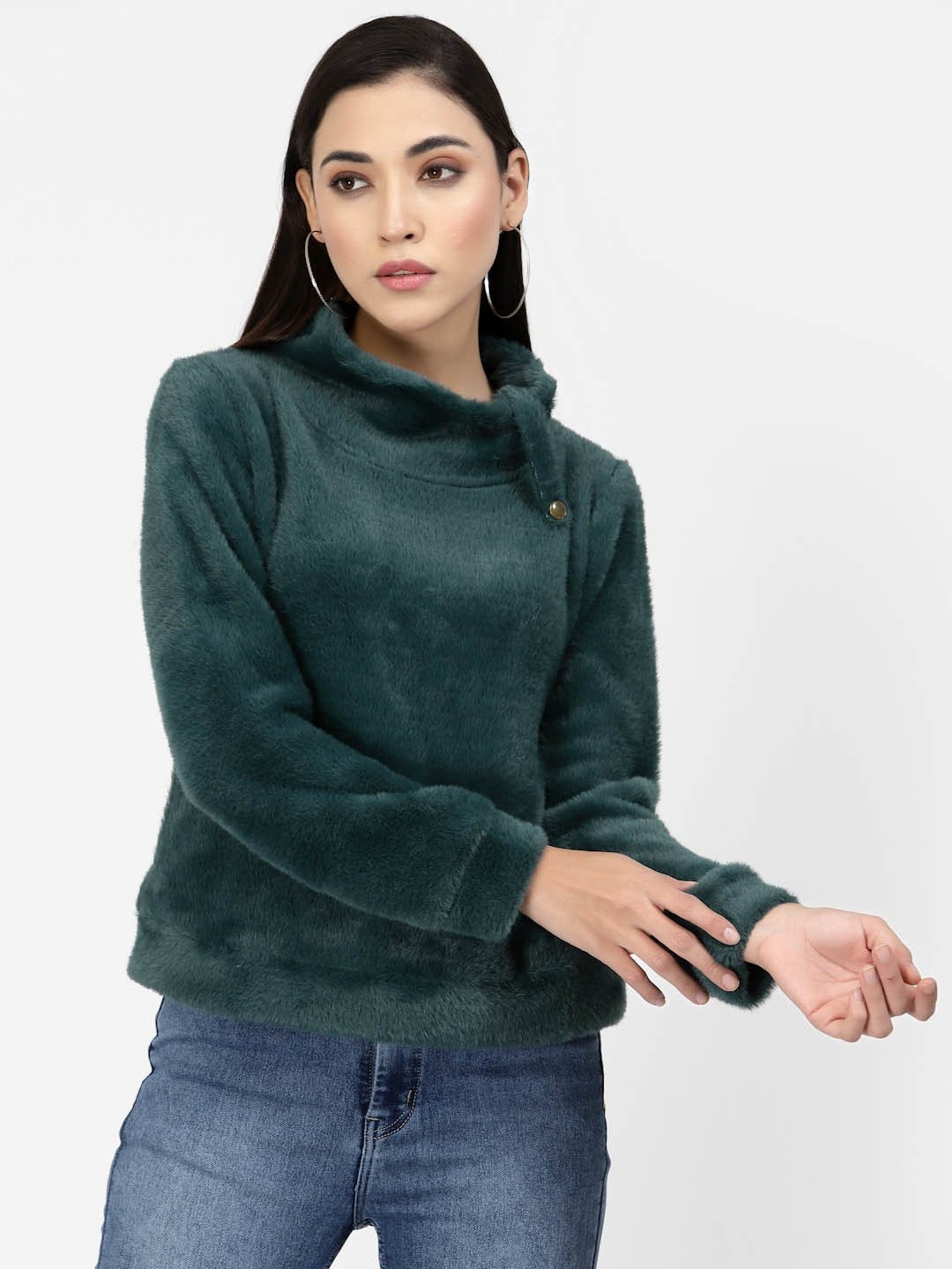 Juelle Dark Green Pullover