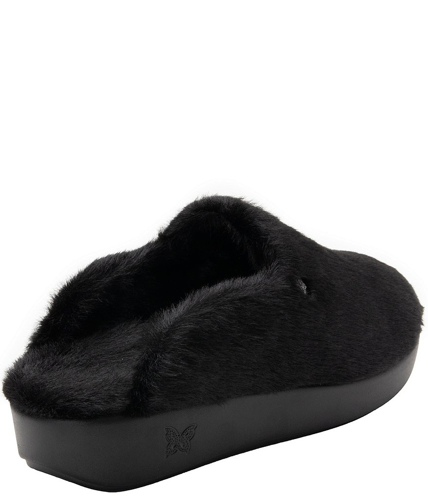 Alegria Leisurelee Faux Fur Shearling Slipper Clogs