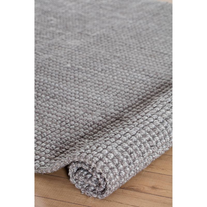 4'x6' Andes Jute Area Rug Gray - Anji Mountain