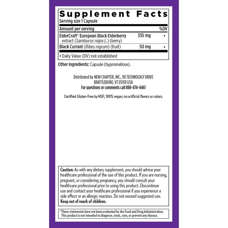 New Chapter Elderberry Force Supplement - 30ct