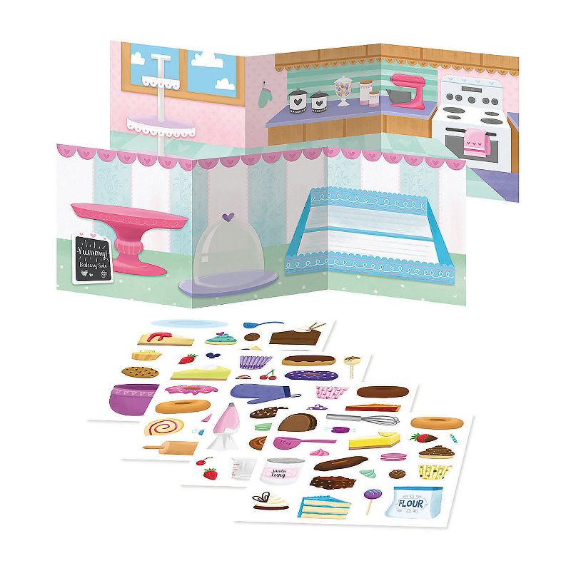 MindWare Sweet Shoppe Reusable Sticker Tote - Stickers - 87 Pieces